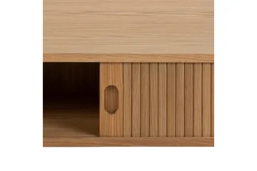 Samay 130x70 cm Rektangulärt Soffbord med Förvaring i Trä - Beige - Möbler - Bord & matgrupper - Soffbord