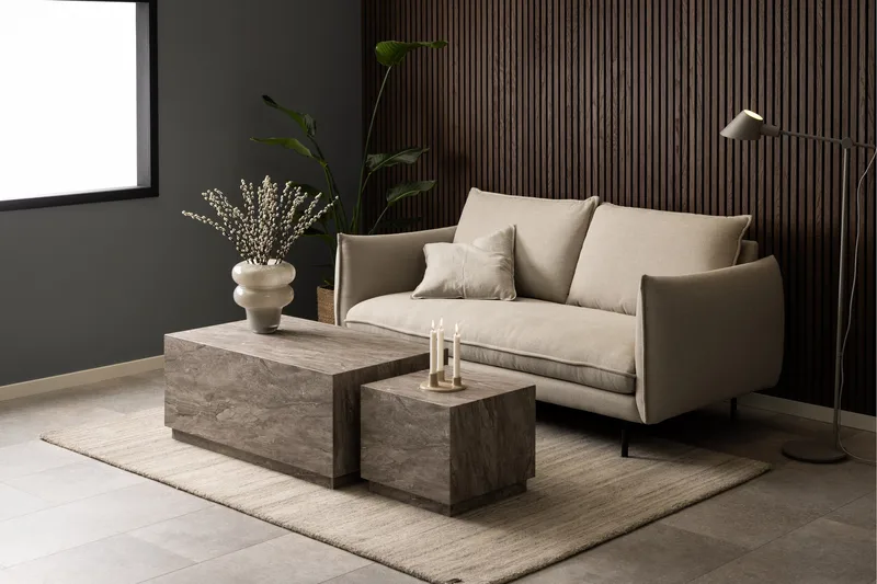 Samon Soffbord 100x60 cm - Grå - Möbler - Bord & matgrupper - Soffbord