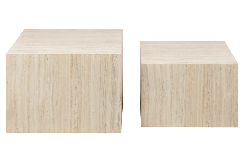 Samon Soffbord 58x58 cm - Beige - Möbler - Bord & matgrupper - Soffbord