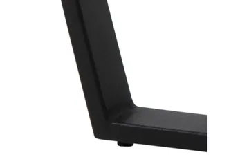 Sansi 77 cm Runt Soffbord i Trä med Marmormönster - Svart - Möbler - Bord & matgrupper - Soffbord