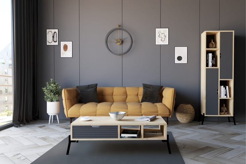Sapphira Soffbord 100x28,2x100 cm - Blå - Möbler - Bord & matgrupper - Soffbord
