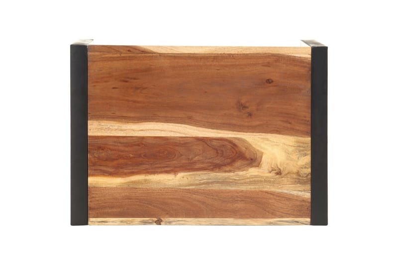Satsbord 3 st massivt trä med sheshamfinish - Brun - Möbler - Bord & matgrupper - Soffbord