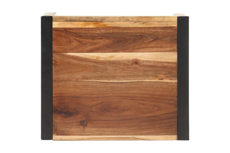Satsbord 3 st massivt trä med sheshamfinish - Brun - Möbler - Bord & matgrupper - Soffbord