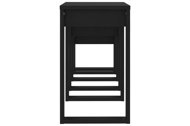 Satsbord 3 st svart spånskiva - Svart - Möbler - Bord & matgrupper - Soffbord