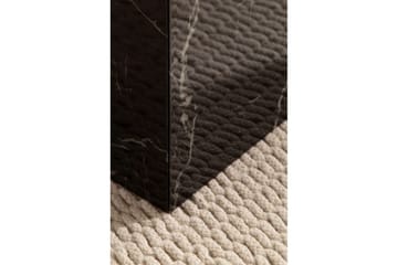 Satsbord Wohnling Set om 2 MONOBLOC högglans triangulär, modern stil Marmor, Svart - Marmor, Svart - Möbler - Bord & matgrupper - Soffbord