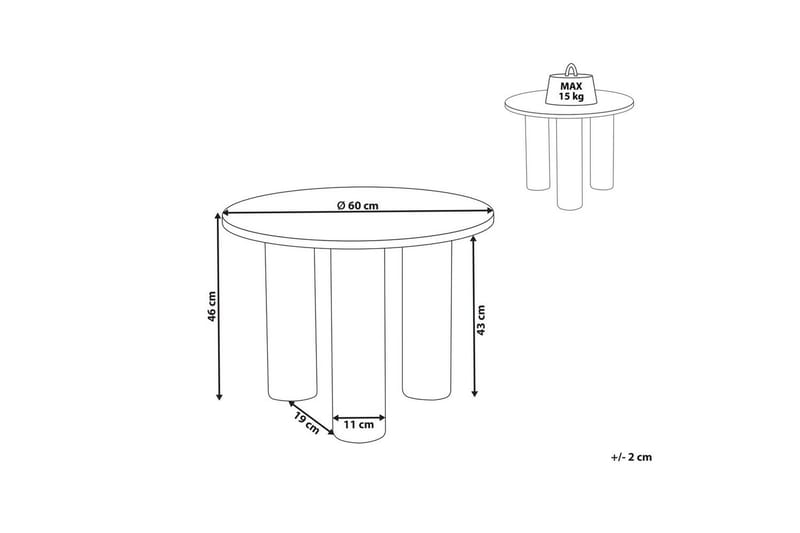 Soffbord Senoia Vit - Vit - Möbler - Bord & matgrupper - Soffbord