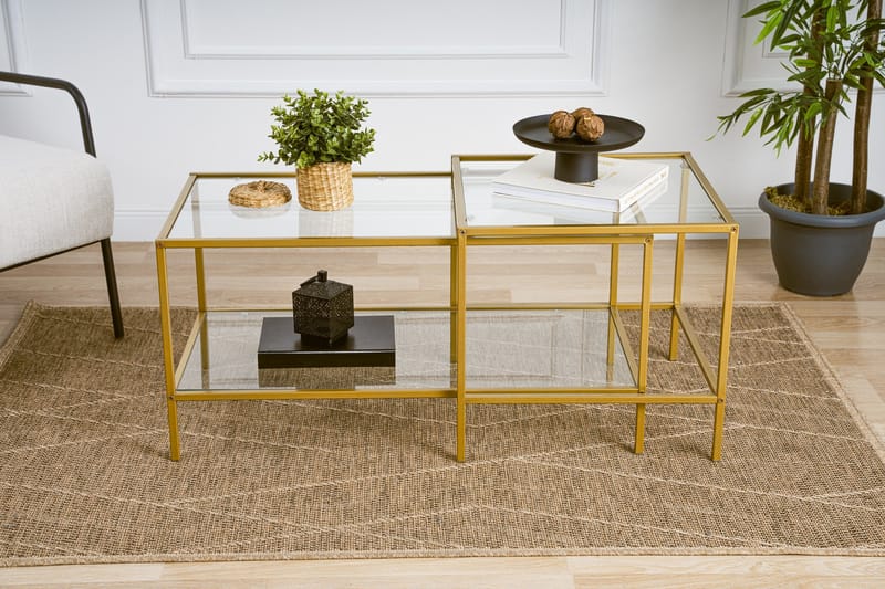 Sevay Soffbord 90 cm - Guld - Möbler - Bord & matgrupper - Soffbord