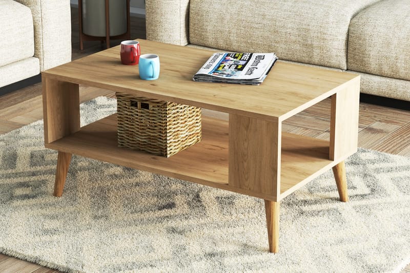 Skirshult Soffbord 90x54x90 cm - Ek - Möbler - Bord & matgrupper - Soffbord
