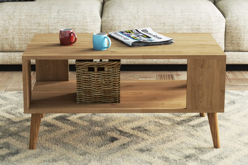 Skirshult Soffbord 90x54x90 cm - Ek - Möbler - Bord & matgrupper - Soffbord
