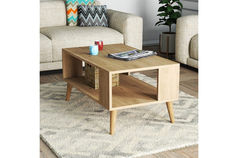 Skirshult Soffbord 90x54x90 cm - Ek - Möbler - Bord & matgrupper - Soffbord