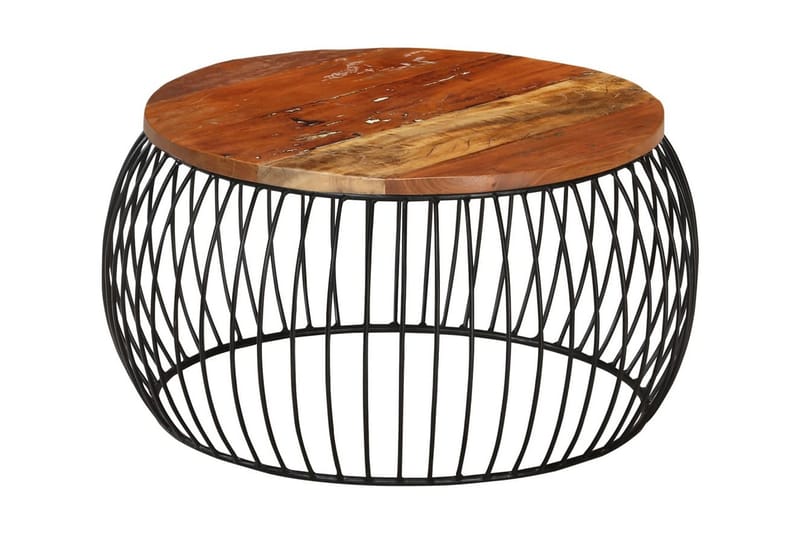 Soffbord Ã˜68 cm massivt återvunnet trä - Brun - Möbler - Bord & matgrupper - Soffbord