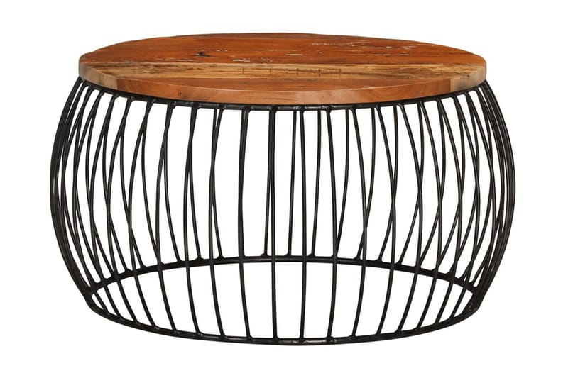 Soffbord Ã˜68 cm massivt återvunnet trä - Brun - Möbler - Bord & matgrupper - Soffbord