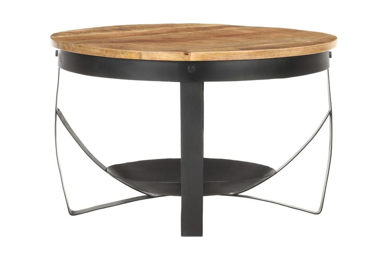Soffbord Ã˜68x43 cm grovt mangoträ - Brun - Möbler - Bord & matgrupper - Soffbord