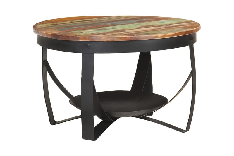 Soffbord Ã˜68x43 cm massivt återvunnet trä - Brun - Möbler - Bord & matgrupper - Soffbord
