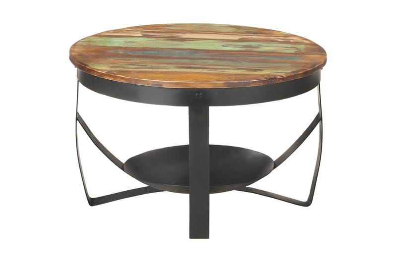 Soffbord Ã˜68x43 cm massivt återvunnet trä - Brun - Möbler - Bord & matgrupper - Soffbord