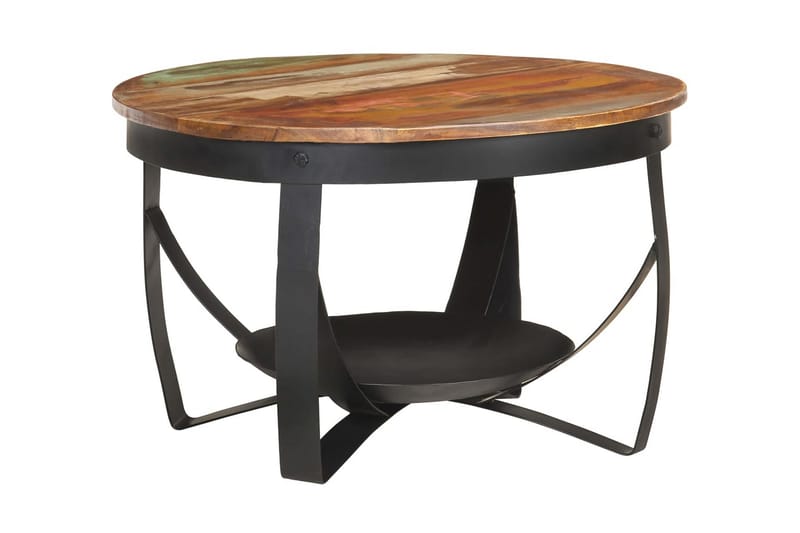 Soffbord Ã˜68x43 cm massivt återvunnet trä - Brun - Möbler - Bord & matgrupper - Soffbord