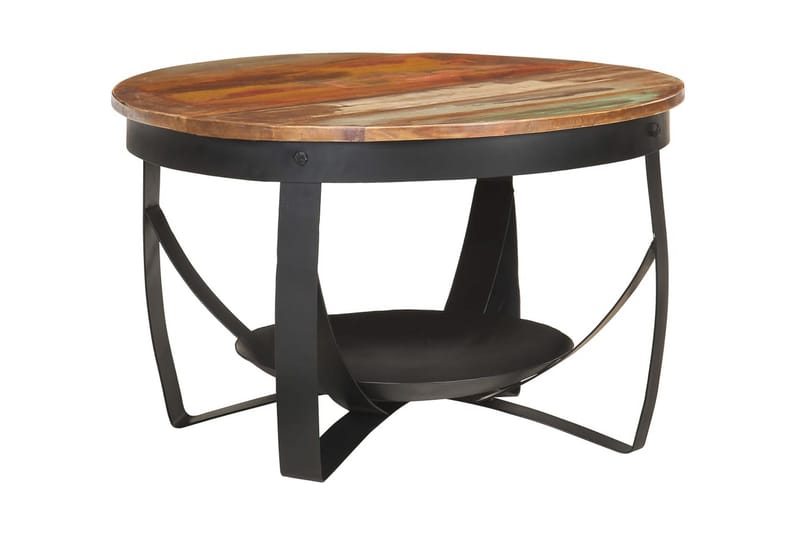 Soffbord Ã˜68x43 cm massivt återvunnet trä - Brun - Möbler - Bord & matgrupper - Soffbord