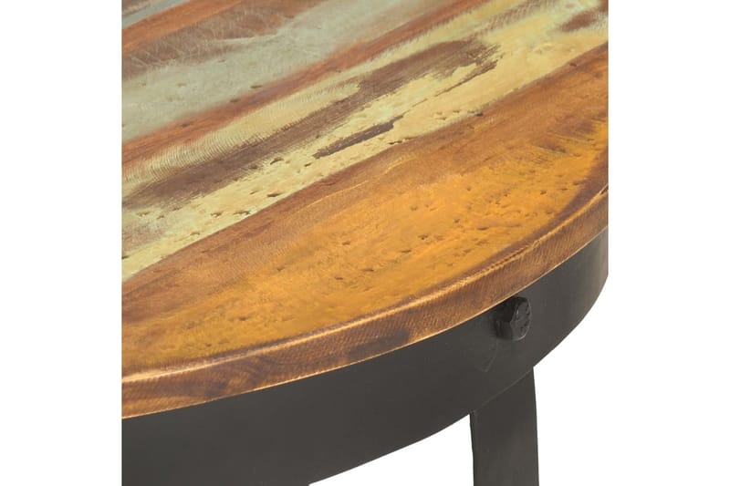 Soffbord Ã˜68x43 cm massivt återvunnet trä - Brun - Soffbord