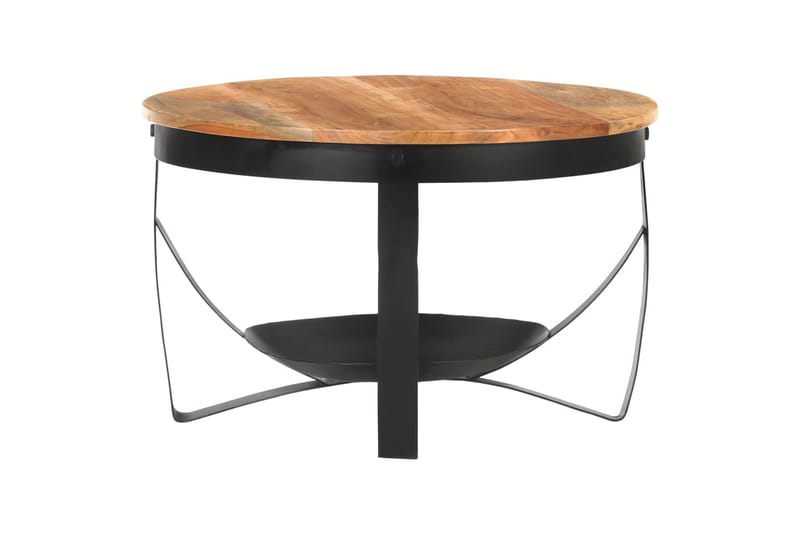 Soffbord Ã˜68x43 cm massivt akaciaträ - Brun - Möbler - Bord & matgrupper - Soffbord