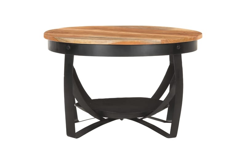 Soffbord Ã˜68x43 cm massivt akaciaträ - Brun - Möbler - Bord & matgrupper - Soffbord