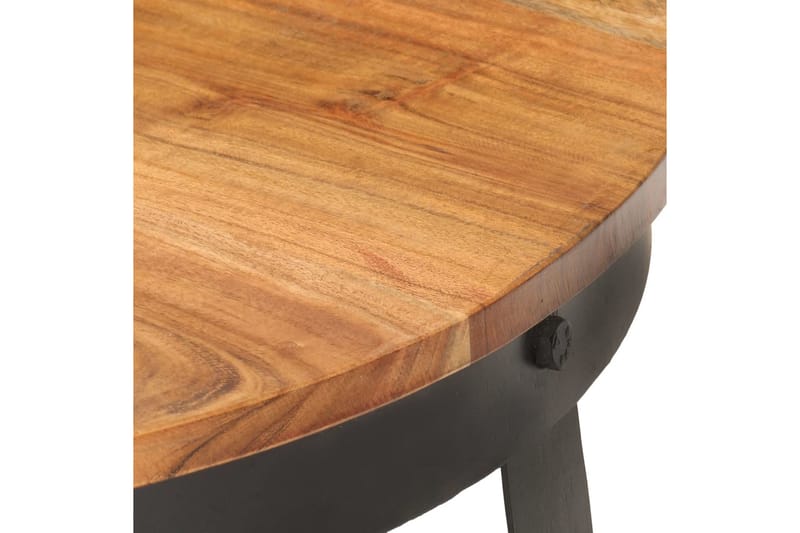 Soffbord Ã˜68x43 cm massivt akaciaträ - Brun - Möbler - Bord & matgrupper - Soffbord