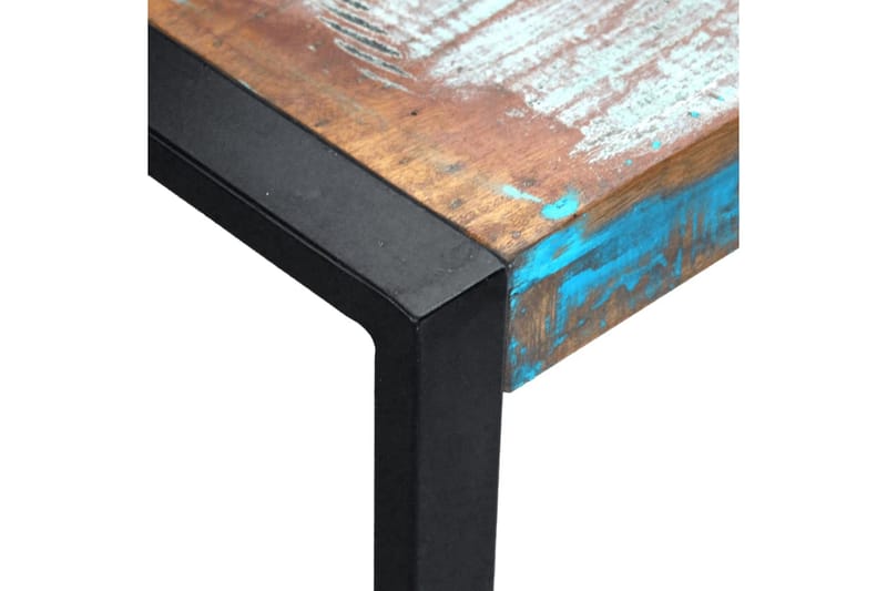 Soffbord återvunnet massivt trä 80x80x40 cm - Flerfärgad - Soffbord