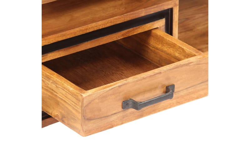 Soffbord 100x45x33 cm massivt akaciaträ - Brun - Möbler - Bord & matgrupper - Soffbord