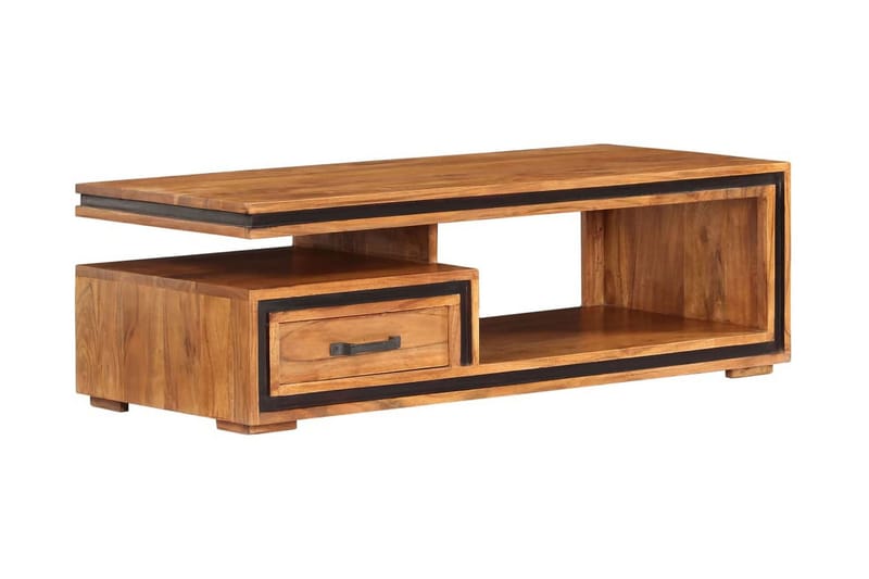 Soffbord 100x45x33 cm massivt akaciaträ - Brun - Möbler - Bord & matgrupper - Soffbord