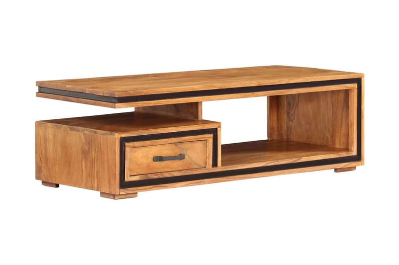 Soffbord 100x45x33 cm massivt akaciaträ - Brun - Möbler - Bord & matgrupper - Soffbord