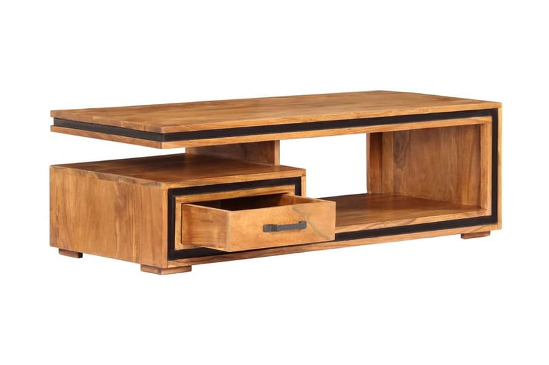 Soffbord 100x45x33 cm massivt akaciaträ - Brun - Möbler - Bord & matgrupper - Soffbord