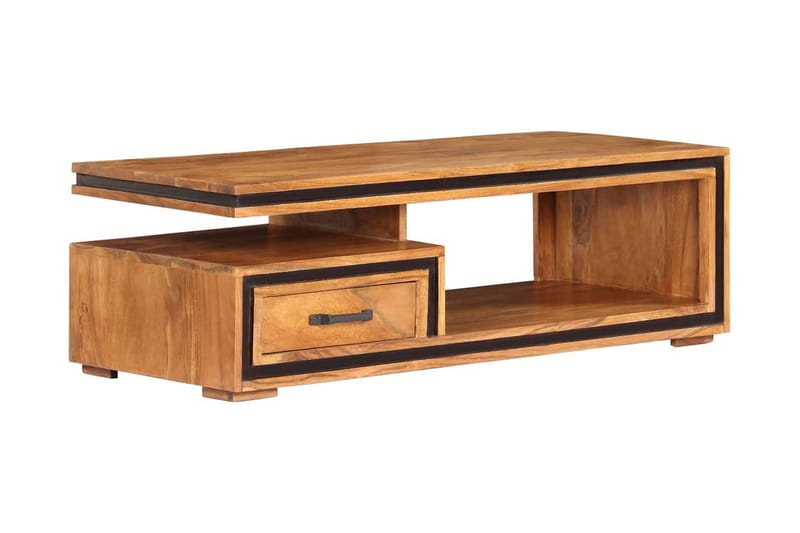 Soffbord 100x45x33 cm massivt akaciaträ - Brun - Möbler - Bord & matgrupper - Soffbord