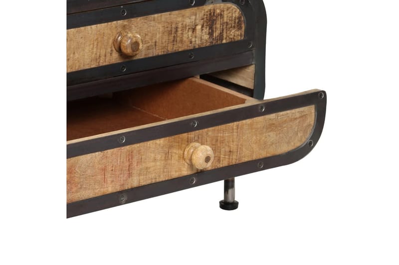 Soffbord 100x50x35 cm massivt mangoträ - Brun - Möbler - Bord & matgrupper - Soffbord