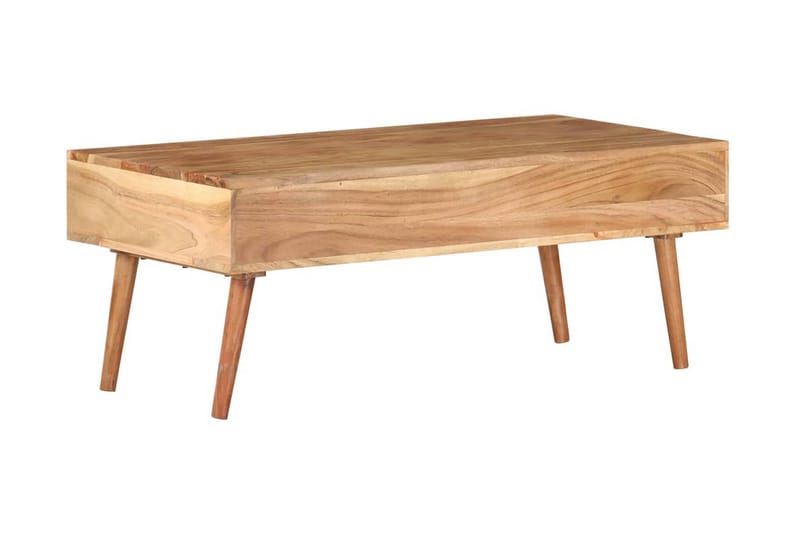 Soffbord 100x50x39 cm massivt akaciaträ - Brun - Möbler - Bord & matgrupper - Soffbord