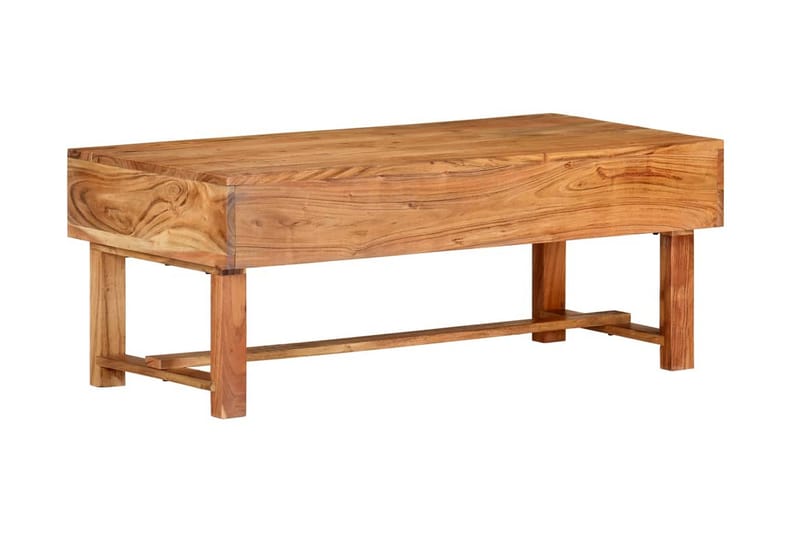 Soffbord 100x50x40 cm massivt akaciaträ - Brun - Möbler - Bord & matgrupper - Soffbord
