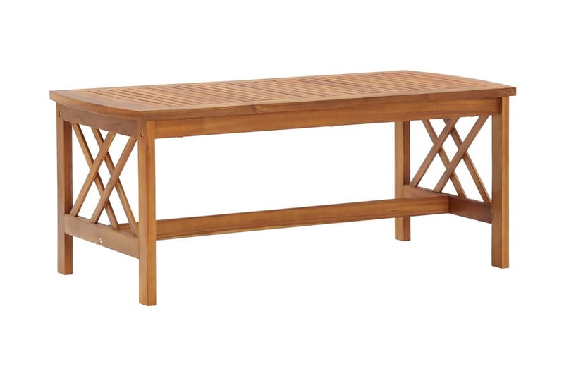 Soffbord 102x50x43 cm massivt akaciaträ - Brun - Möbler - Bord & matgrupper - Soffbord