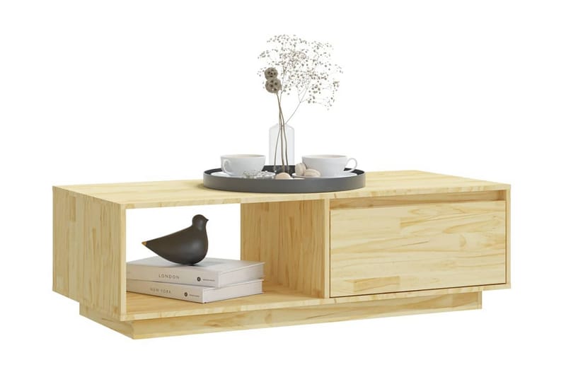 Soffbord 110x50x33,5 cm massiv furu - Brun - Möbler - Bord & matgrupper - Soffbord