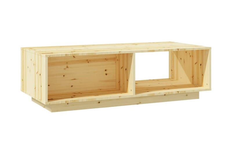 Soffbord 110x50x33,5 cm massivt granträ - Brun - Möbler - Bord & matgrupper - Soffbord