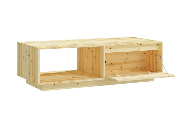 Soffbord 110x50x33,5 cm massivt granträ - Brun - Möbler - Bord & matgrupper - Soffbord