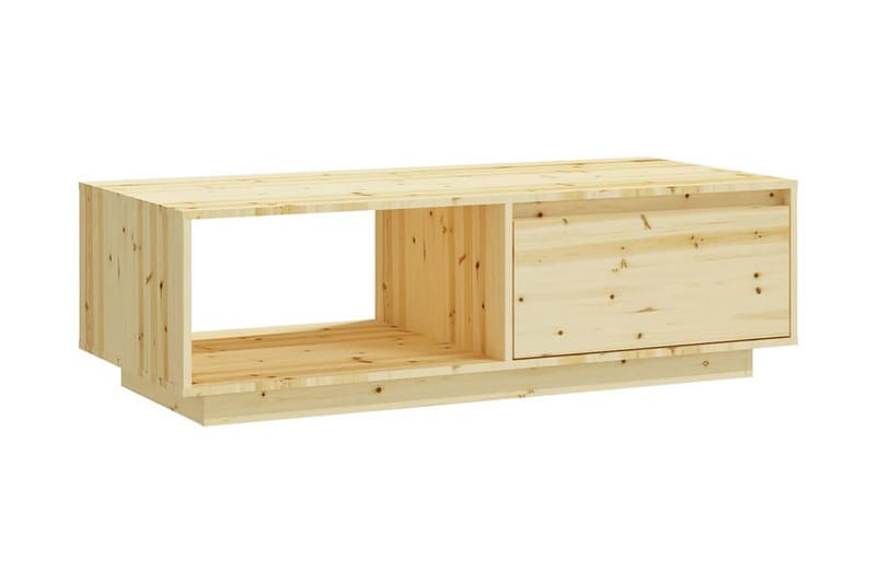 Soffbord 110x50x33,5 cm massivt granträ - Brun - Möbler - Bord & matgrupper - Soffbord