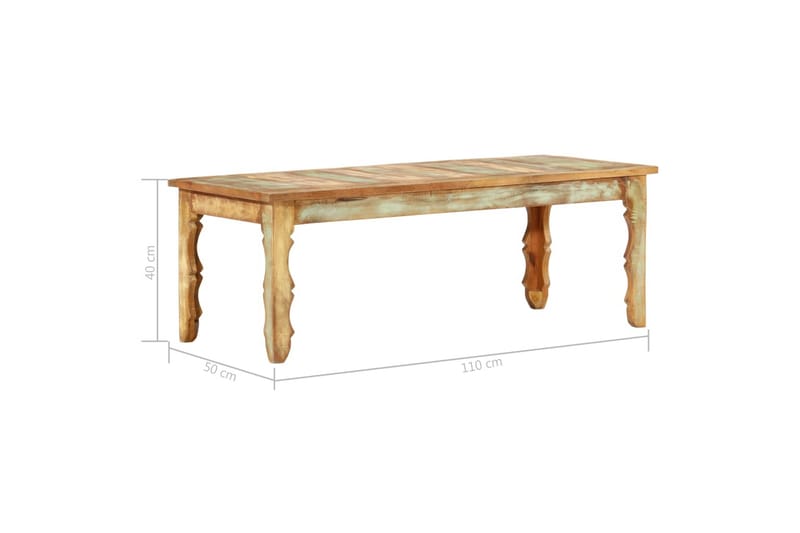 Soffbord 110x50x40 återvunnet trä - Brun - Möbler - Bord & matgrupper - Soffbord