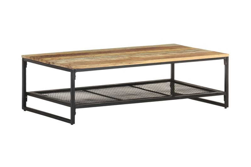 Soffbord 110x60x35 cm massivt återvunnet trä - Brun - Möbler - Bord & matgrupper - Soffbord