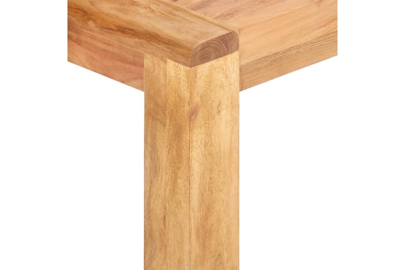 Soffbord 110x60x35 cm massivt akaciaträ med sheshamfinish - Vit - Möbler - Bord & matgrupper - Soffbord