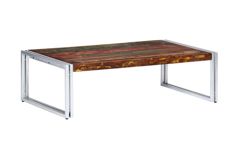Soffbord 120x60x35 cm massivt återvunnet trä - Flerfärgad - Möbler - Bord & matgrupper - Soffbord