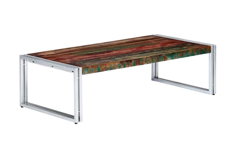 Soffbord 120x60x35 cm massivt återvunnet trä - Flerfärgad - Möbler - Bord & matgrupper - Soffbord