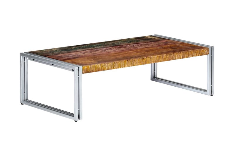 Soffbord 120x60x35 cm massivt återvunnet trä - Flerfärgad - Möbler - Bord & matgrupper - Soffbord