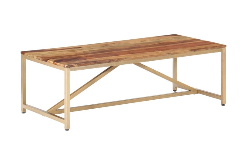 Soffbord 120x60x40 cm massivt sheshamträ - Brun - Möbler - Bord & matgrupper - Soffbord