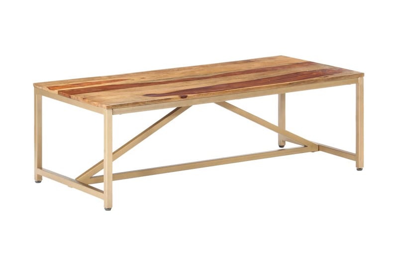 Soffbord 120x60x40 cm massivt sheshamträ - Brun - Möbler - Bord & matgrupper - Soffbord