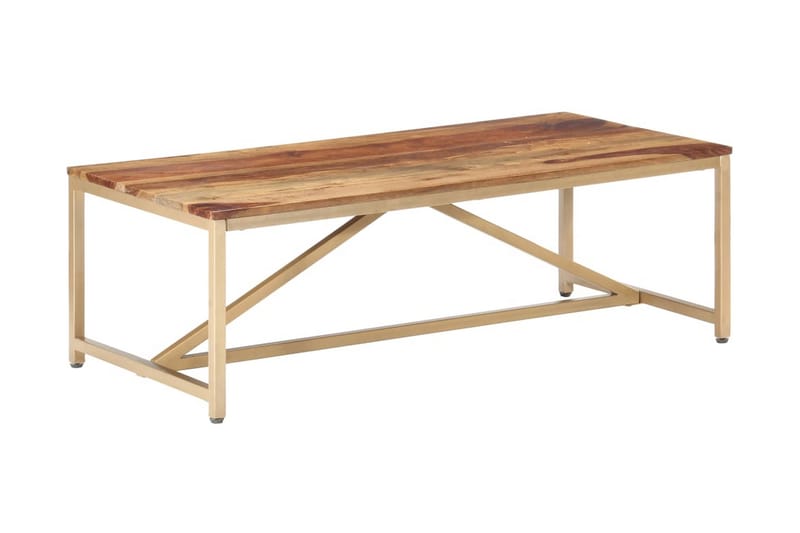 Soffbord 120x60x40 cm massivt sheshamträ - Brun - Möbler - Bord & matgrupper - Soffbord