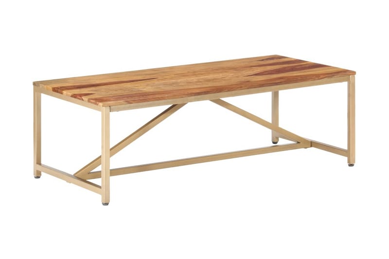 Soffbord 120x60x40 cm massivt sheshamträ - Brun - Möbler - Bord & matgrupper - Soffbord
