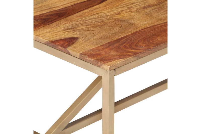 Soffbord 120x60x40 cm massivt sheshamträ - Brun - Möbler - Bord & matgrupper - Soffbord